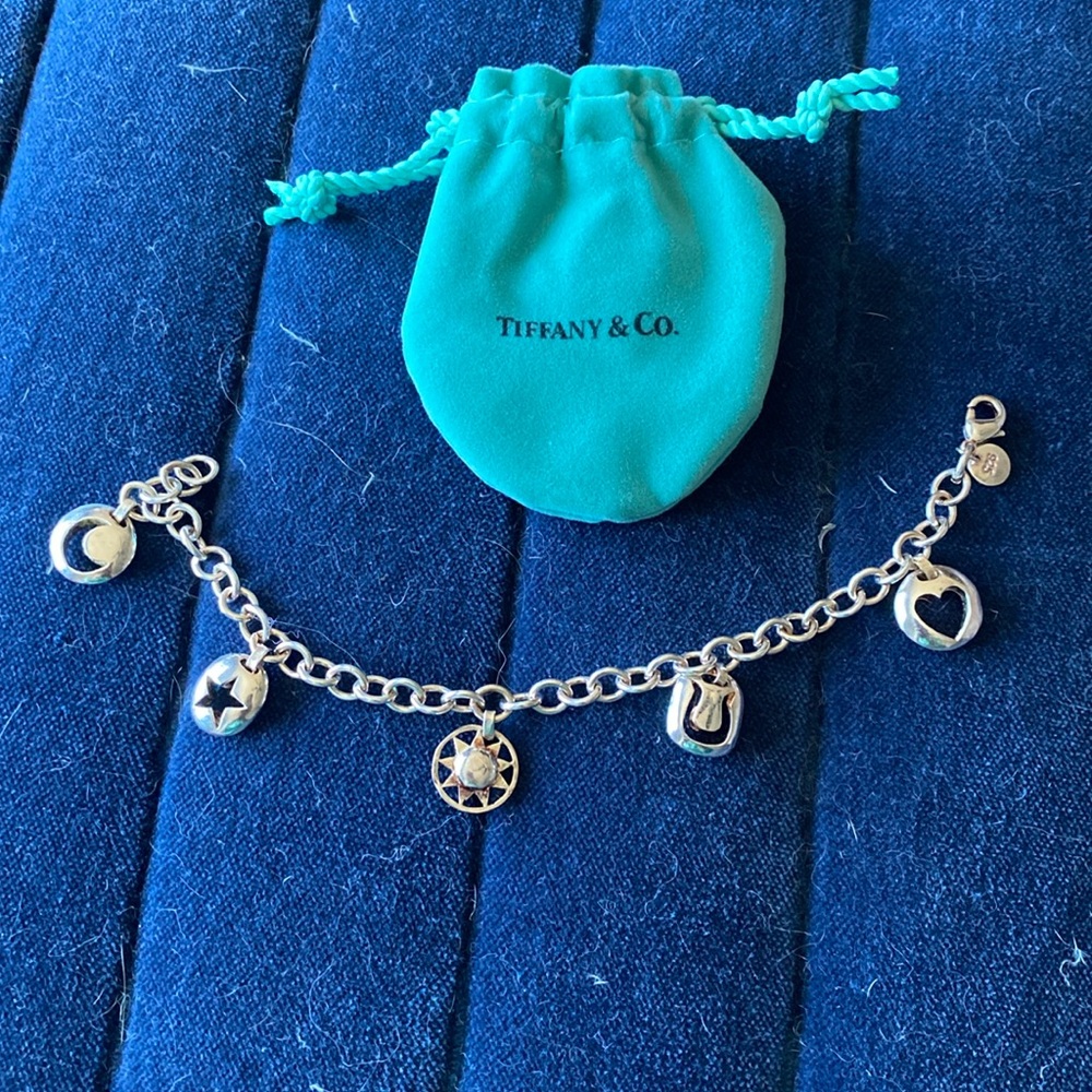 Tiffany & Co. sterling silver charm bracelet